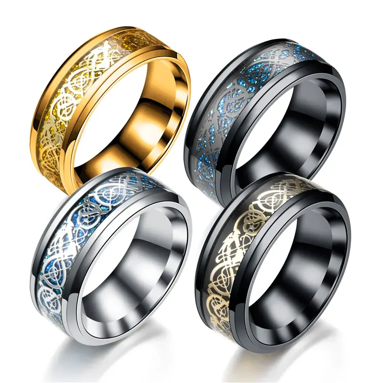 Dragon Design Men's Ring